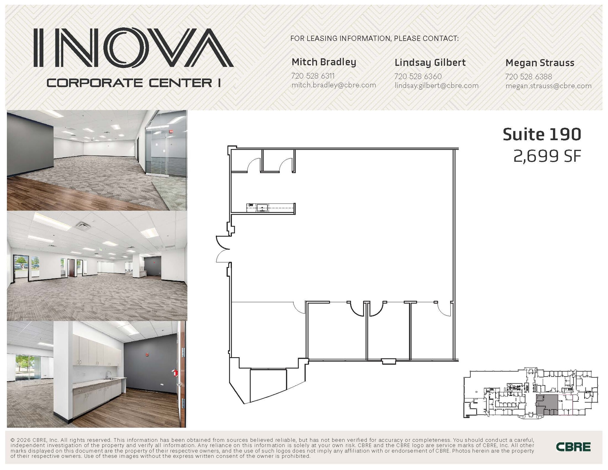 10700 E Geddes Ave, Englewood, CO à louer Plan d’étage– Image 1 sur 1