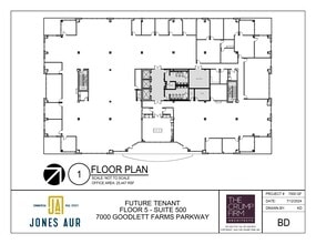 7000 Goodlett Farms Pky, Cordova, TN à louer Plan de site– Image 1 sur 8
