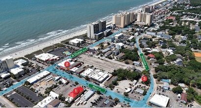 205 Main St, North Myrtle Beach, SC - Vue aérienne vue de carte
