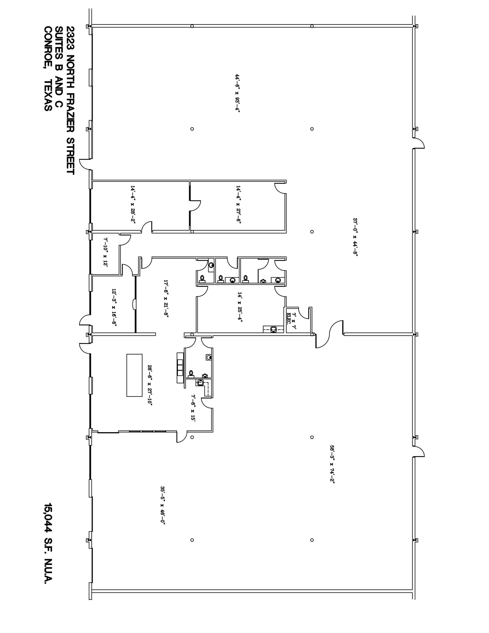 2323 N Frazier St, Conroe, TX à louer Plan de site– Image 1 sur 1