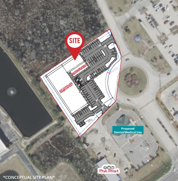 1716 Blanding Blvd, Middleburg, FL à louer Plan de site– Image 1 sur 1