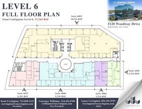 5120 Woodway Dr, Houston, TX à louer Plan d’étage– Image 2 sur 2