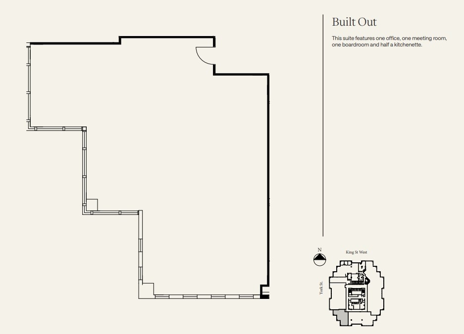 121 King St W, Toronto, ON à louer Plan d’étage– Image 1 sur 1