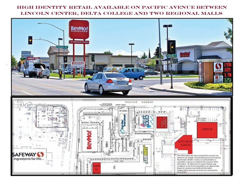 6231-6255 Pacific Ave, Stockton, CA à louer - Photo de l’immeuble – Image 2 sur 7