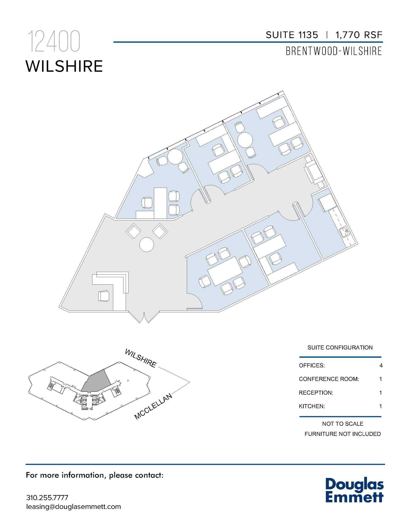 12400 Wilshire Blvd, Los Angeles, CA à louer Plan d’étage– Image 1 sur 1