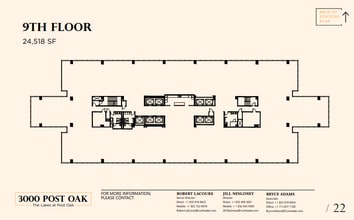 3000 Post Oak Blvd, Houston, TX à louer Plan d’étage– Image 1 sur 1