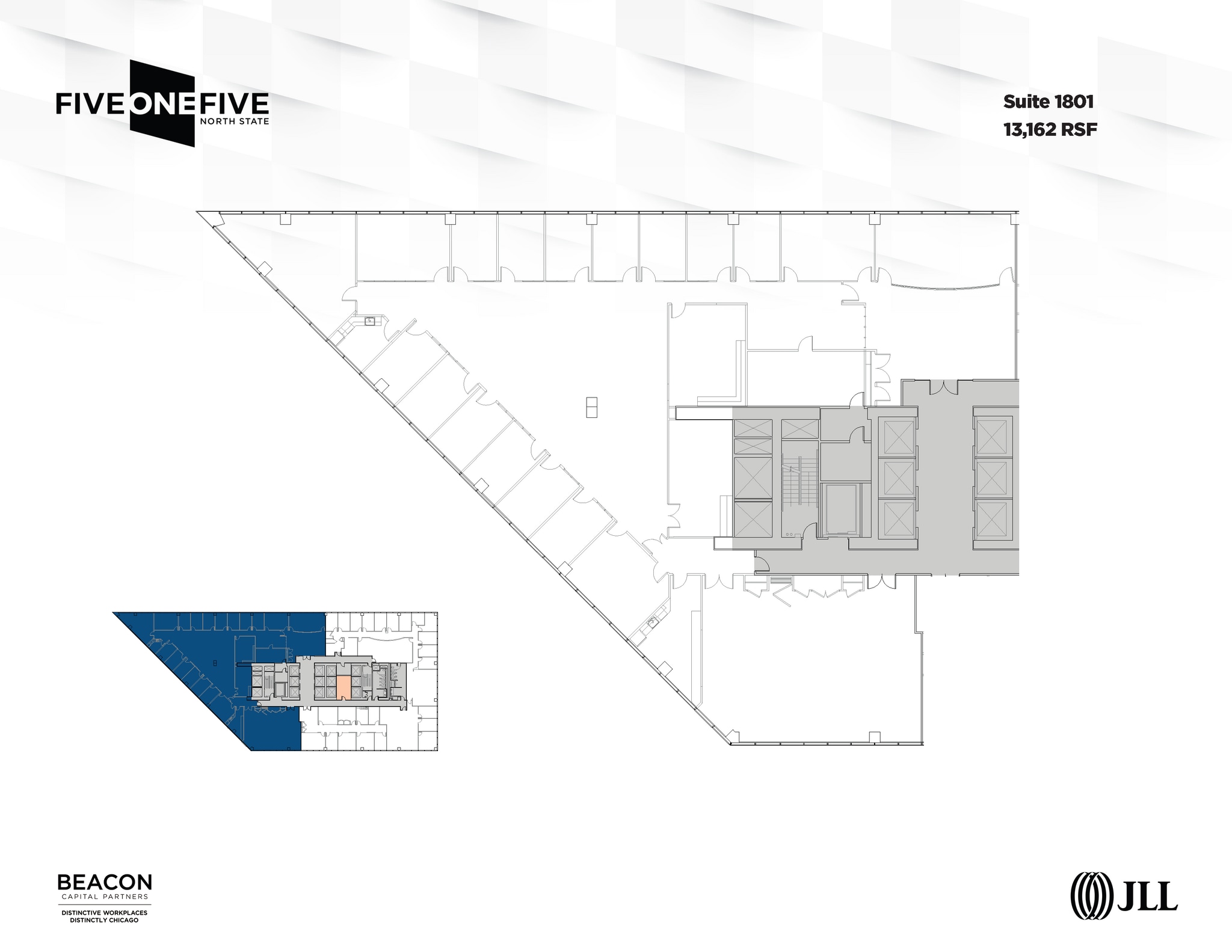 515 N State St, Chicago, IL à louer Plan d’étage– Image 1 sur 1