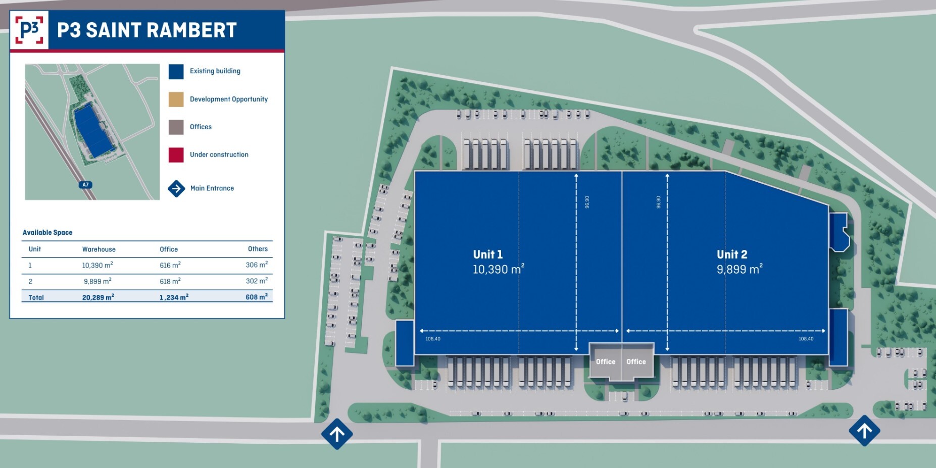 22 Route Des Fouillouses, Saint-Rambert-d'Albon à louer Plan de site– Image 1 sur 2