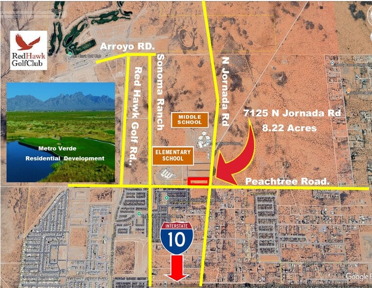 7125 Jornada Rd, Las Cruces, NM à vendre - Aérien – Image 1 sur 1