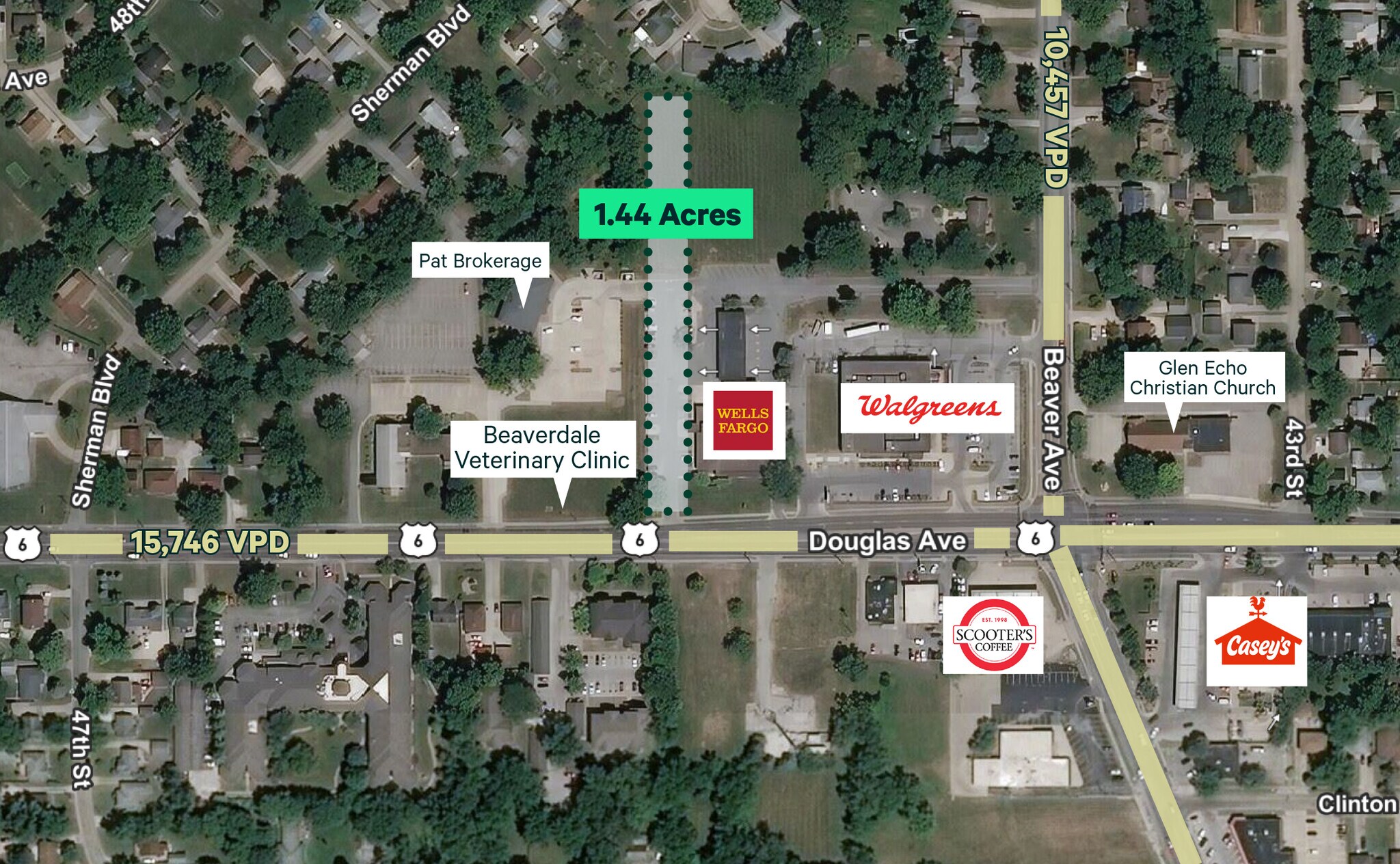 4521 Douglas ave, Des Moines, IA à vendre Plan de site– Image 1 sur 2