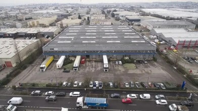 Chassieu - VUE AÉRIENNE vue de carte