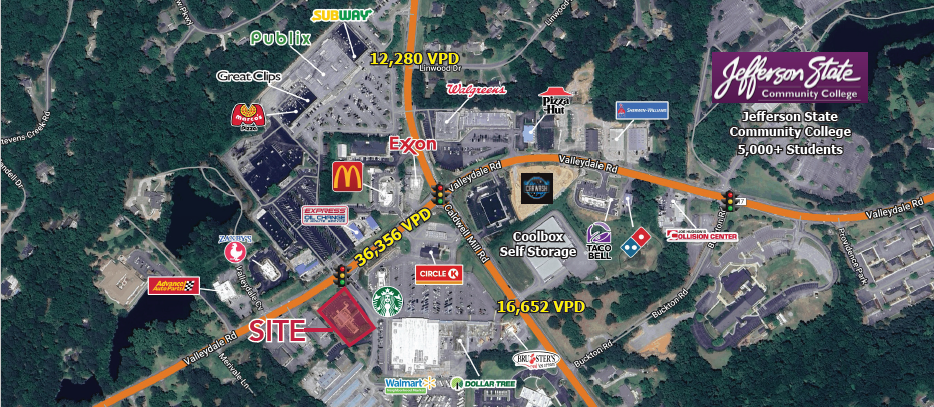 2641 Valleydale Rd, Birmingham, AL à louer - Photo de l’immeuble – Image 1 sur 2