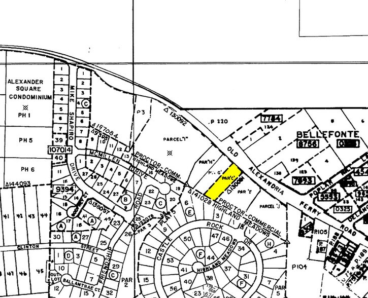 7451-7463 Old Alexandria Ferry Rd, Clinton, MD à vendre - Plan cadastral – Image 2 sur 10