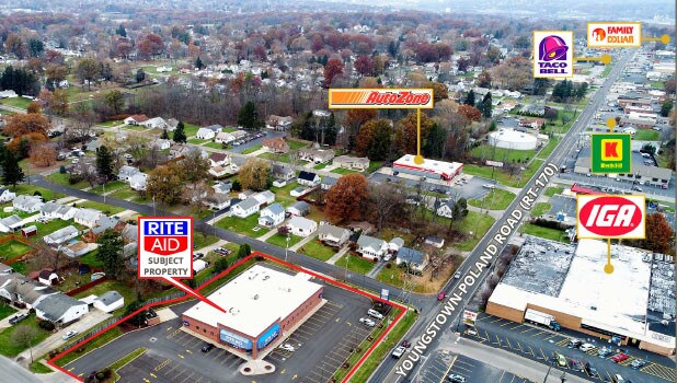 4914 Youngstown Poland Rd, Youngstown, OH à louer - Aérien – Image 3 sur 14