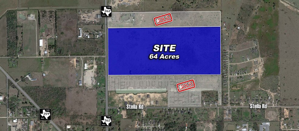 FM 362 & Stella Rd, Brookshire, TX à vendre - Aérien – Image 1 sur 3