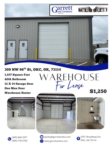 309 NW 96th St, Oklahoma City, OK à louer - Photo de l’immeuble – Image 1 sur 1