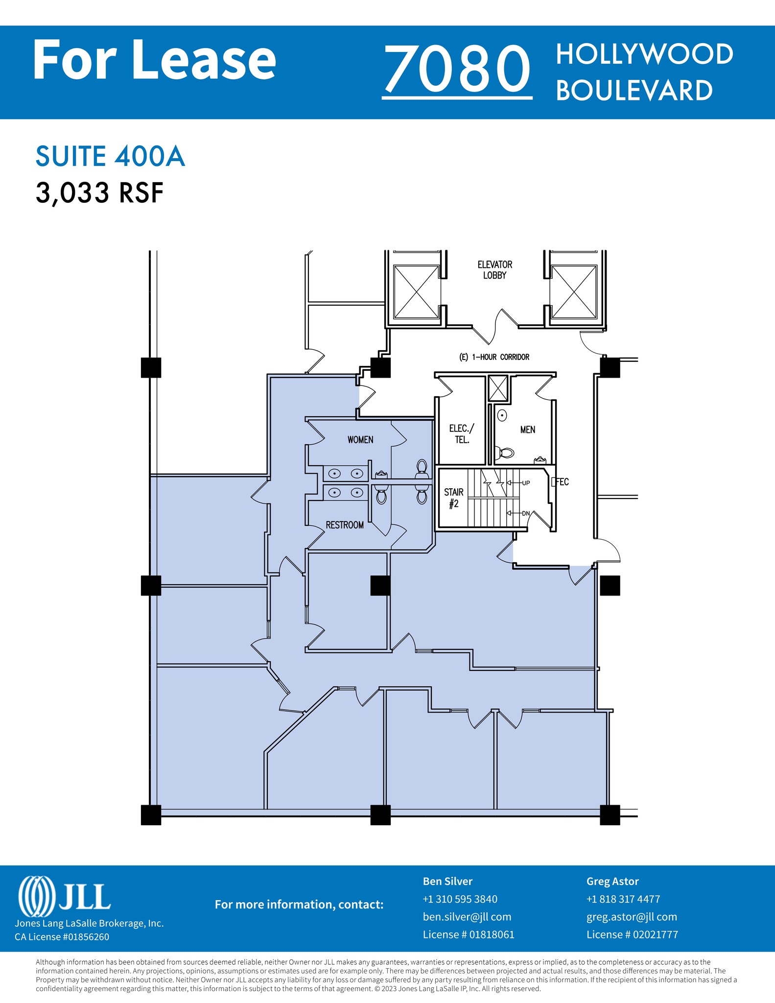 7080 Hollywood Blvd, Los Angeles, CA à louer Plan de site– Image 1 sur 1