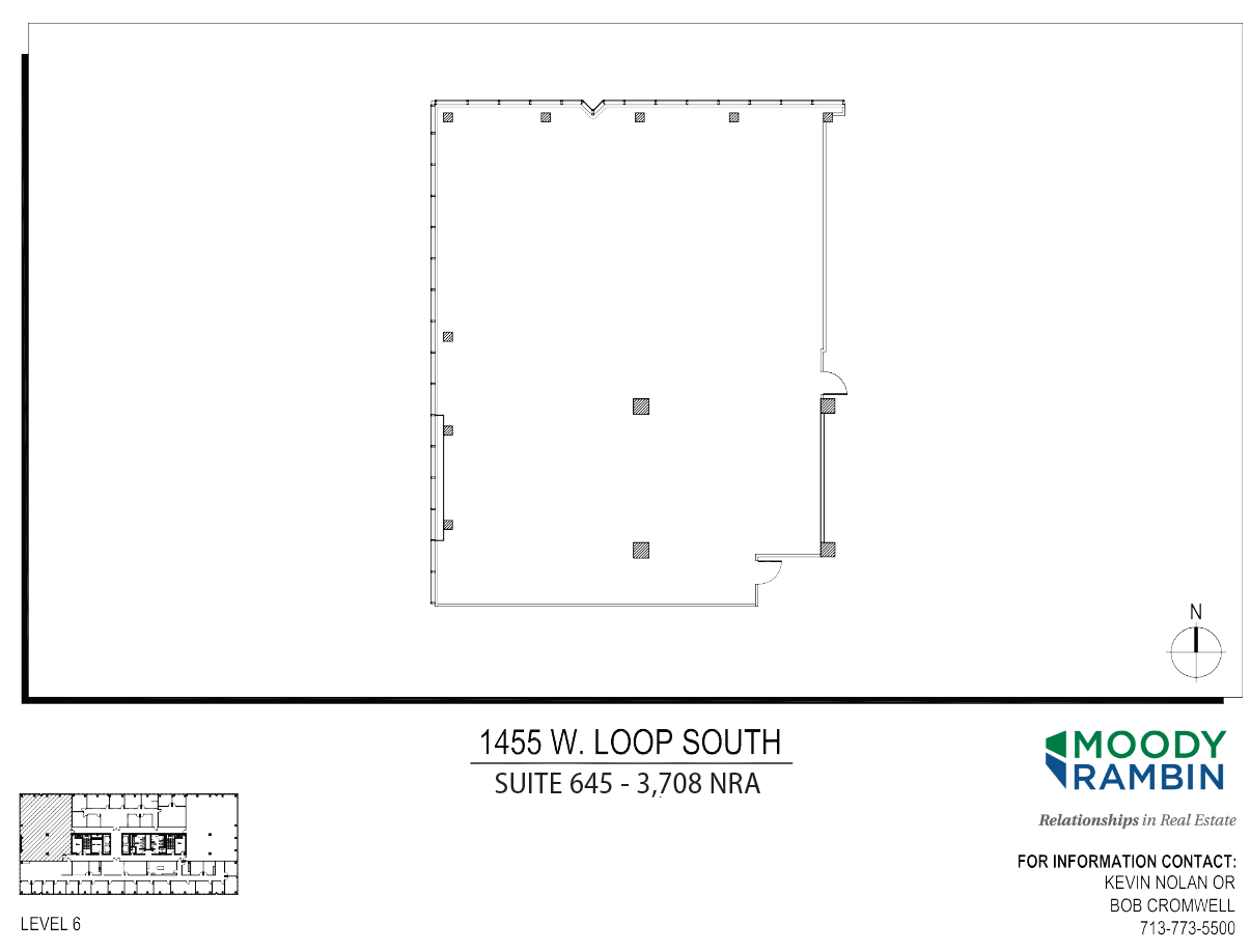 1455 West Loop S, Houston, TX à louer Plan d’étage– Image 1 sur 1