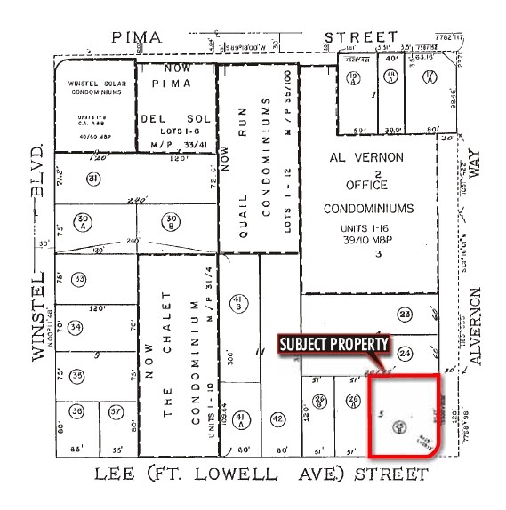 1601 N Alvernon Way, Tucson, AZ à louer - Plan cadastral – Image 2 sur 5