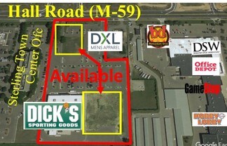 Plus de détails pour 13050 Hall Rd, Sterling Heights, MI - Local commercial à louer