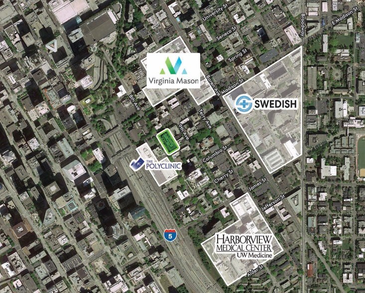 805 Madison St, Seattle, WA à louer - Aérien – Image 2 sur 9