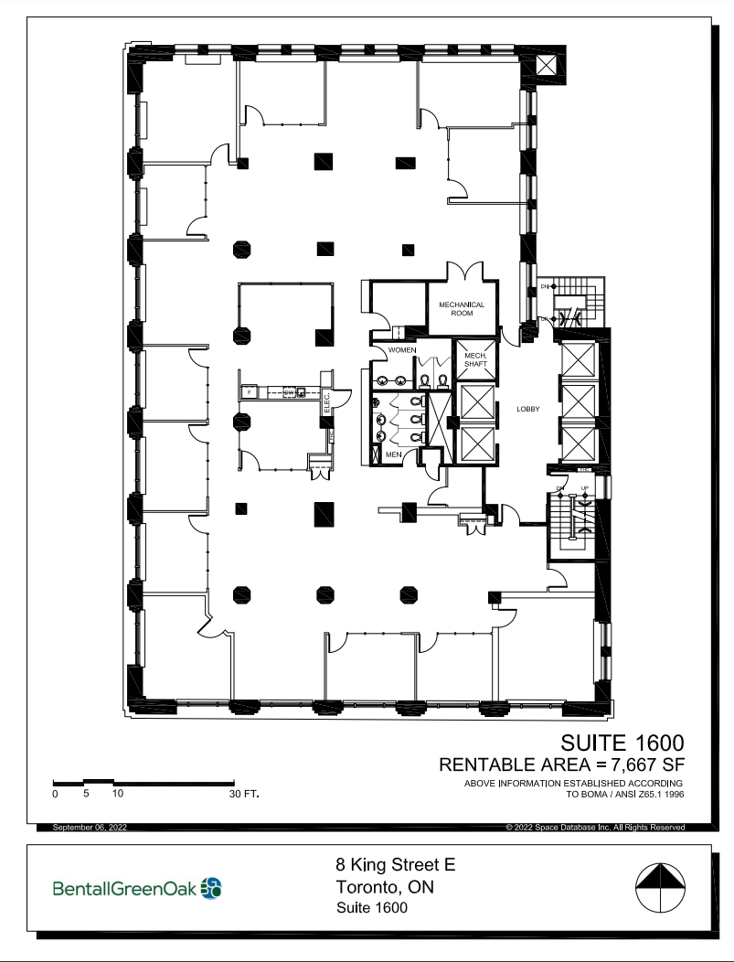8 King St E, Toronto, ON à louer Plan d’étage– Image 1 sur 1