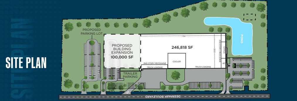 4055 Deerpark Blvd S, Elkton, FL à louer Plan de site– Image 1 sur 1