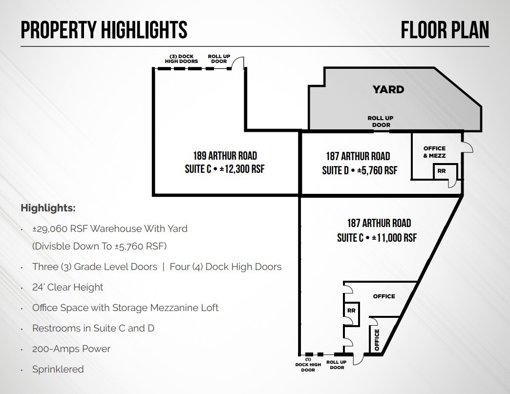 187-189 Arthur Rd, Martinez, CA à louer Plan d’étage– Image 1 sur 1
