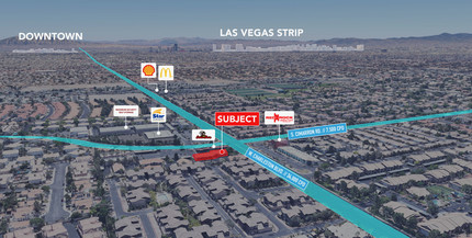 8230 W Charleston Blvd, Las Vegas, NV - VUE AÉRIENNE  vue de carte