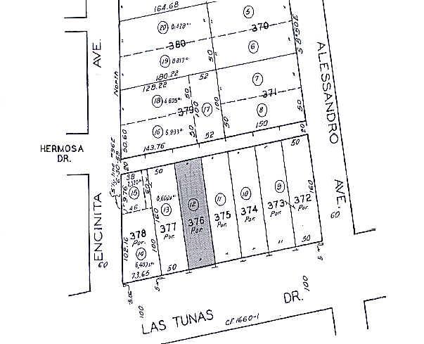 9215-9217 Las Tunas Dr, Temple City, CA à louer - Plan cadastral – Image 2 sur 2