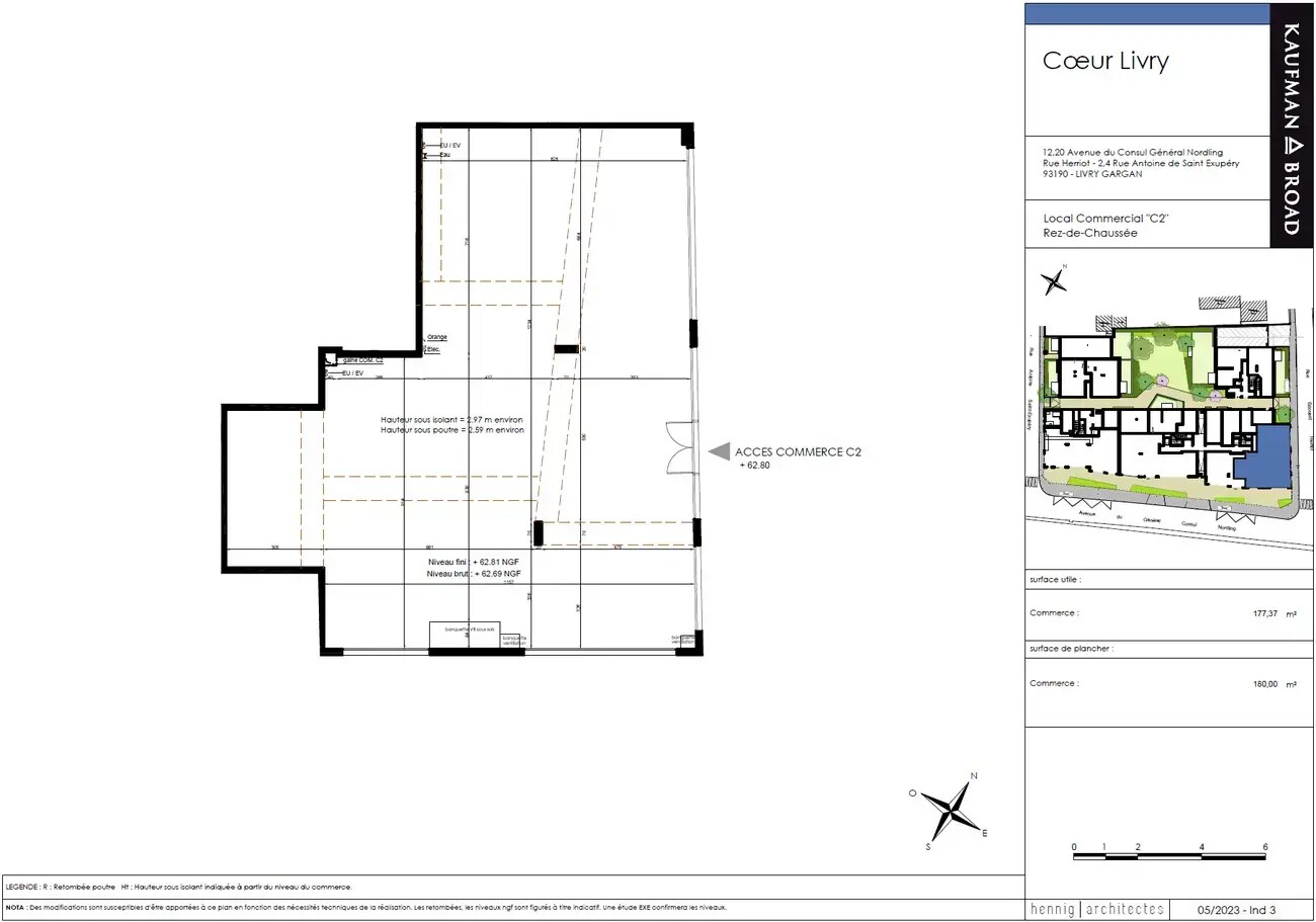 12 Av Du Consul General Nordling, Livry-Gargan à louer Plan d’étage– Image 1 sur 1