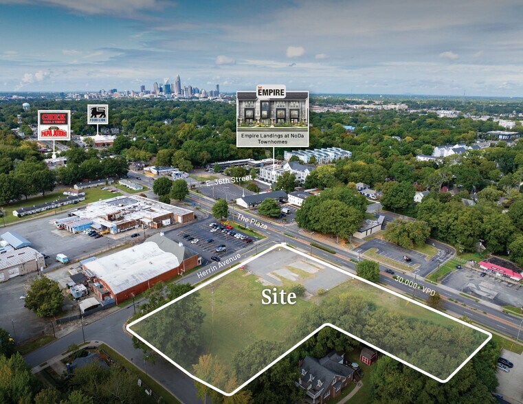3400-3420 The Plaza, Charlotte, NC à vendre - Photo principale – Image 1 sur 4