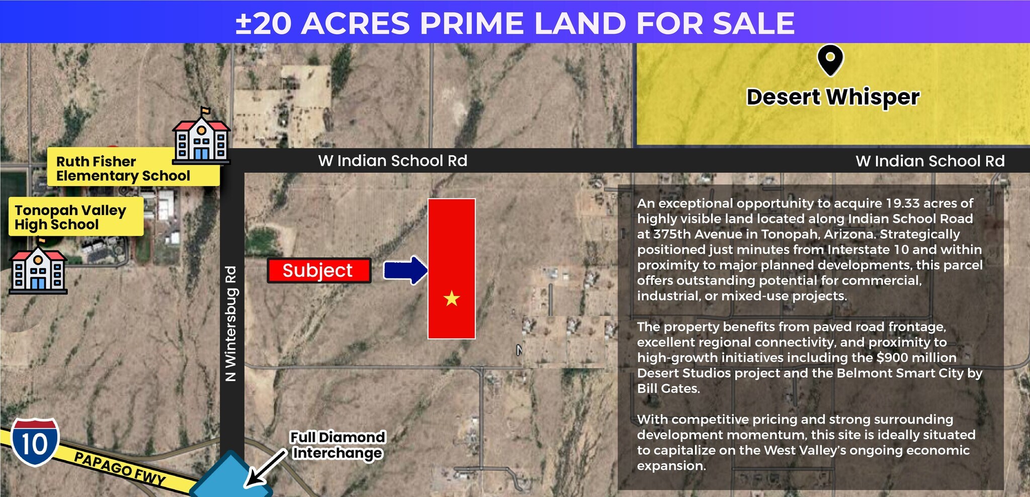 37500 Indian School Rd, Tonopah, AZ à vendre Photo de l’immeuble– Image 1 sur 3