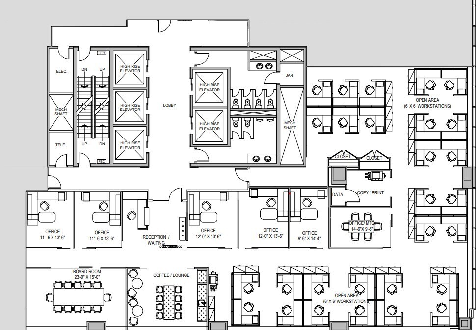 605 5th Ave SW, Calgary, AB à louer Plan d’étage– Image 1 sur 1