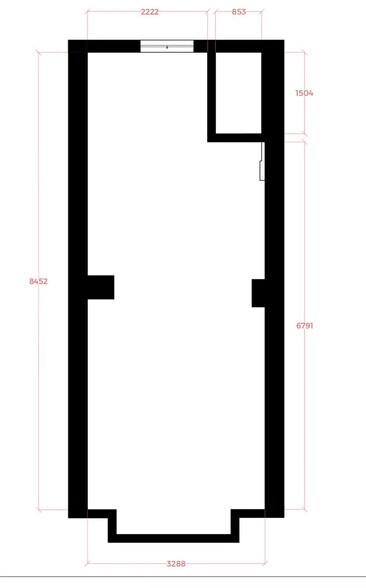 Local commercial dans Paris à louer - Plan d’étage – Image 2 sur 3