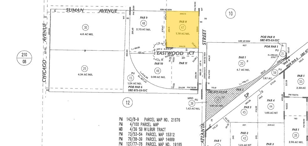 1737 Atlanta Ave, Riverside, CA à louer - Plan cadastral – Image 2 sur 2