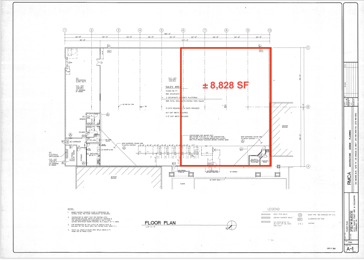 5001-5055 Pacific Coast Hwy, Torrance, CA à louer Plan d’étage– Image 1 sur 1