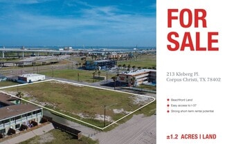 Plus de détails pour 213 Kleberg, Corpus Christi, TX - Terrain à vendre