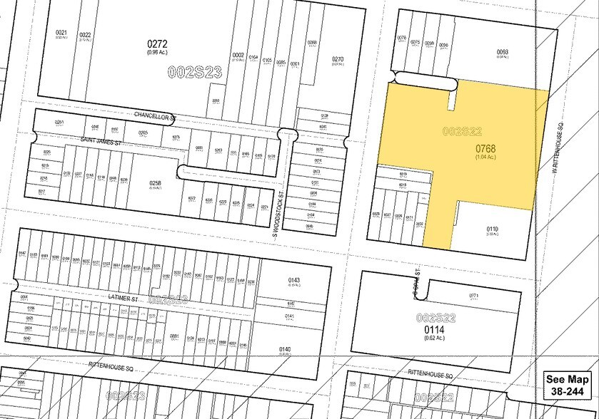 210 W Rittenhouse Sq, Philadelphia, PA à louer - Plan cadastral – Image 2 sur 5