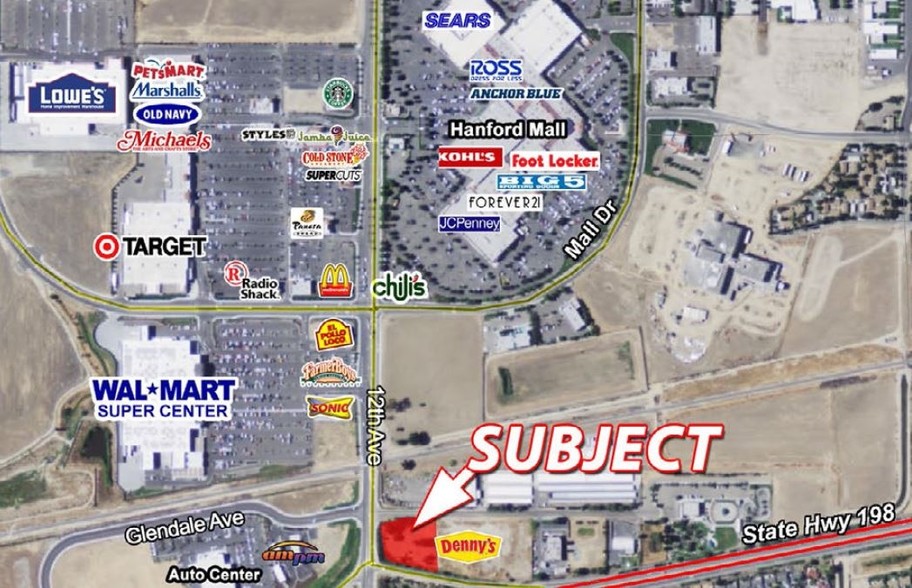 10555 12th Ave, Hanford, CA à louer - Aérien – Image 3 sur 4