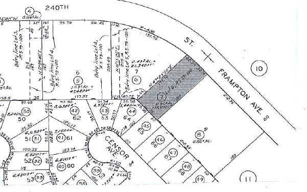 1400 W 240th St, Harbor City, CA à louer - Plan cadastral – Image 2 sur 11