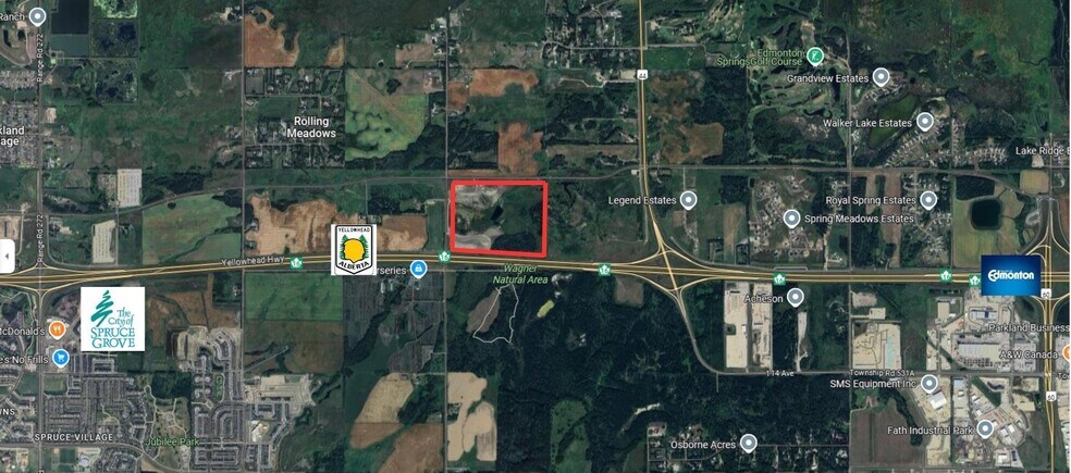 1 270 Range Rd, Spruce Grove, AB à vendre - Aérien – Image 1 sur 12