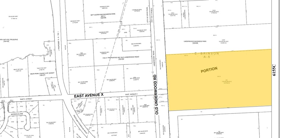 359 Old Underwood Rd, La Porte, TX à louer - Plan cadastral – Image 2 sur 5