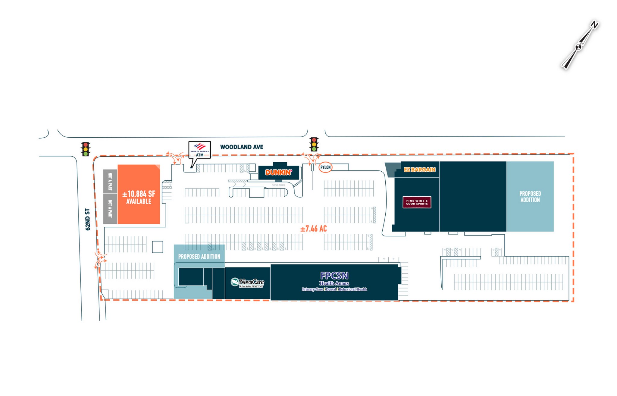 6140-6150 Woodland Ave, Philadelphia, PA à louer Plan de site– Image 1 sur 5