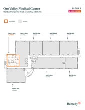 1521 E Tangerine Rd, Oro Valley, AZ à louer Plan d’étage– Image 1 sur 1