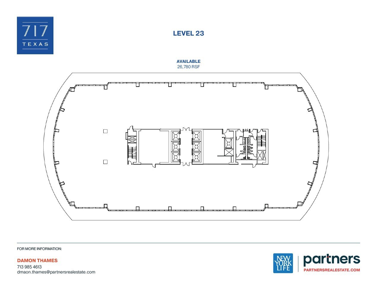 717 Texas Ave, Houston, TX à louer Plan d’étage– Image 1 sur 1