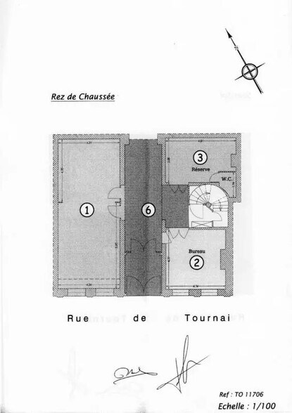 Local commercial dans Tourcoing à louer - Plan d’étage – Image 2 sur 3