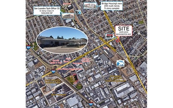2229-2233 Washington Ave, San Leandro, CA - VUE AÉRIENNE  vue de carte