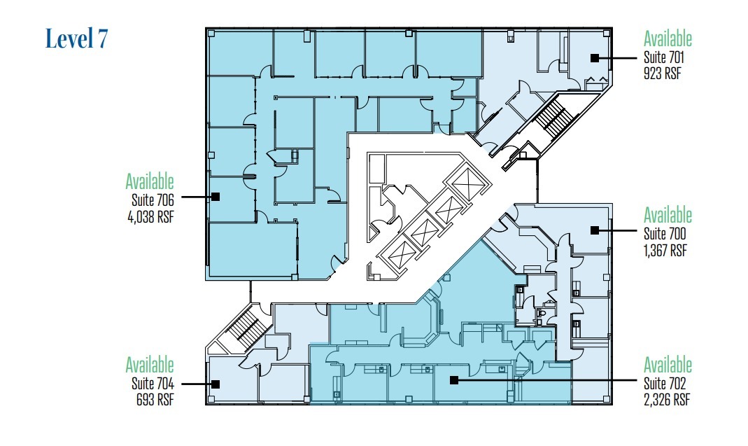7950 Floyd Curl Dr, San Antonio, TX à louer Plan d’étage– Image 1 sur 1