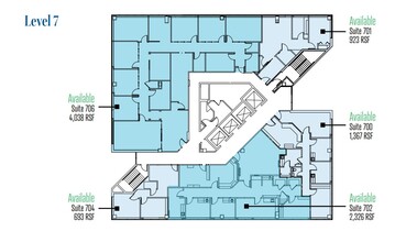 7950 Floyd Curl Dr, San Antonio, TX à louer Plan d’étage– Image 1 sur 1
